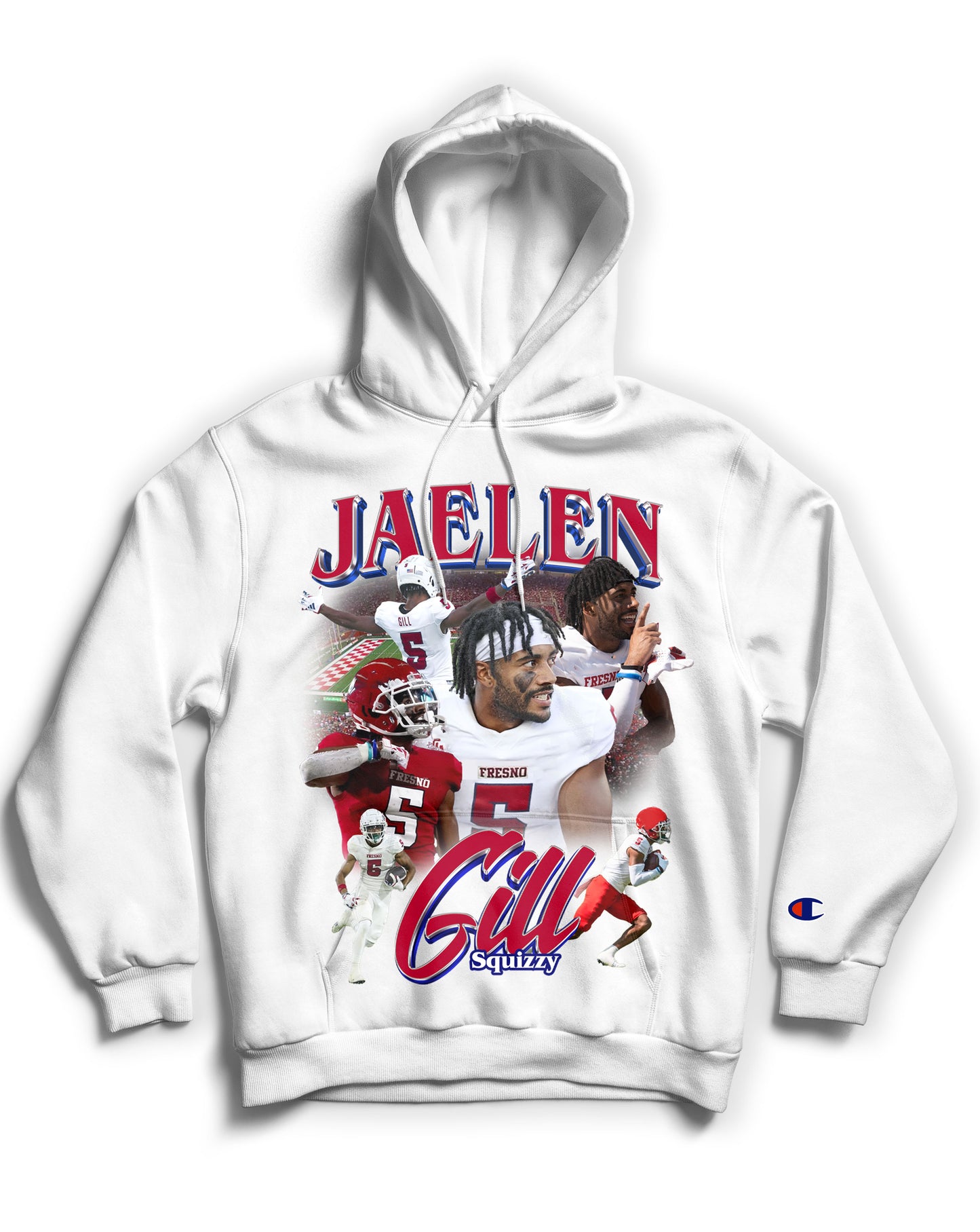 Jaelen "Squizzy" Gill Tribute Hoodie *LIMITED EDITION* (Black & White)