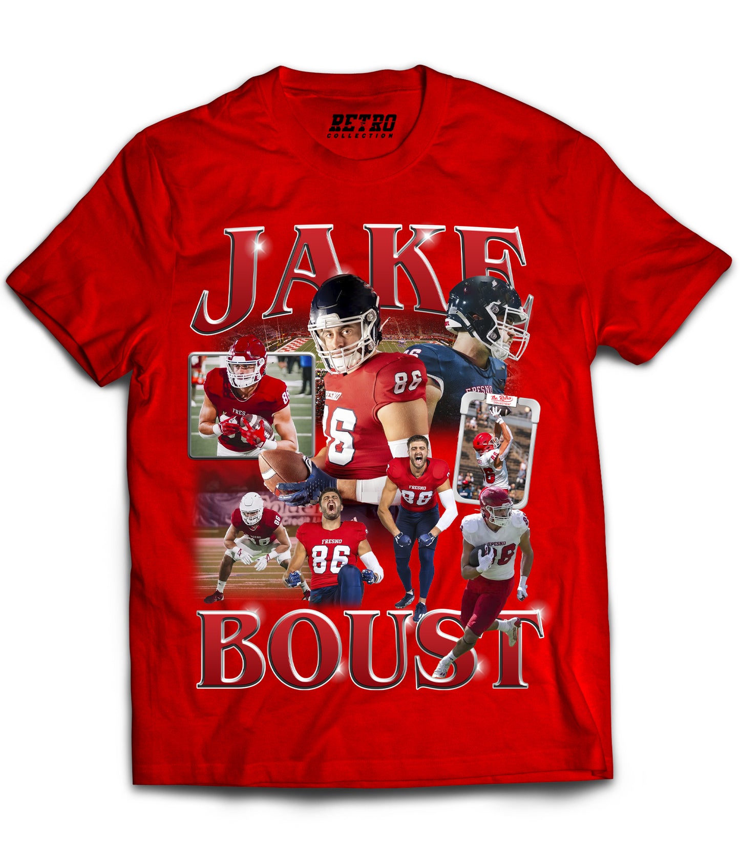 Jake Boust “TE Unstoppable” Tribute Shirt *LIMITED EDITION* (Black, Red, White)