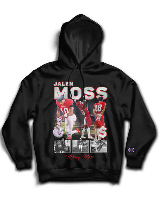 Jalen "Money" Moss Tribute Hoodie *LIMITED EDITION* (Black & White)