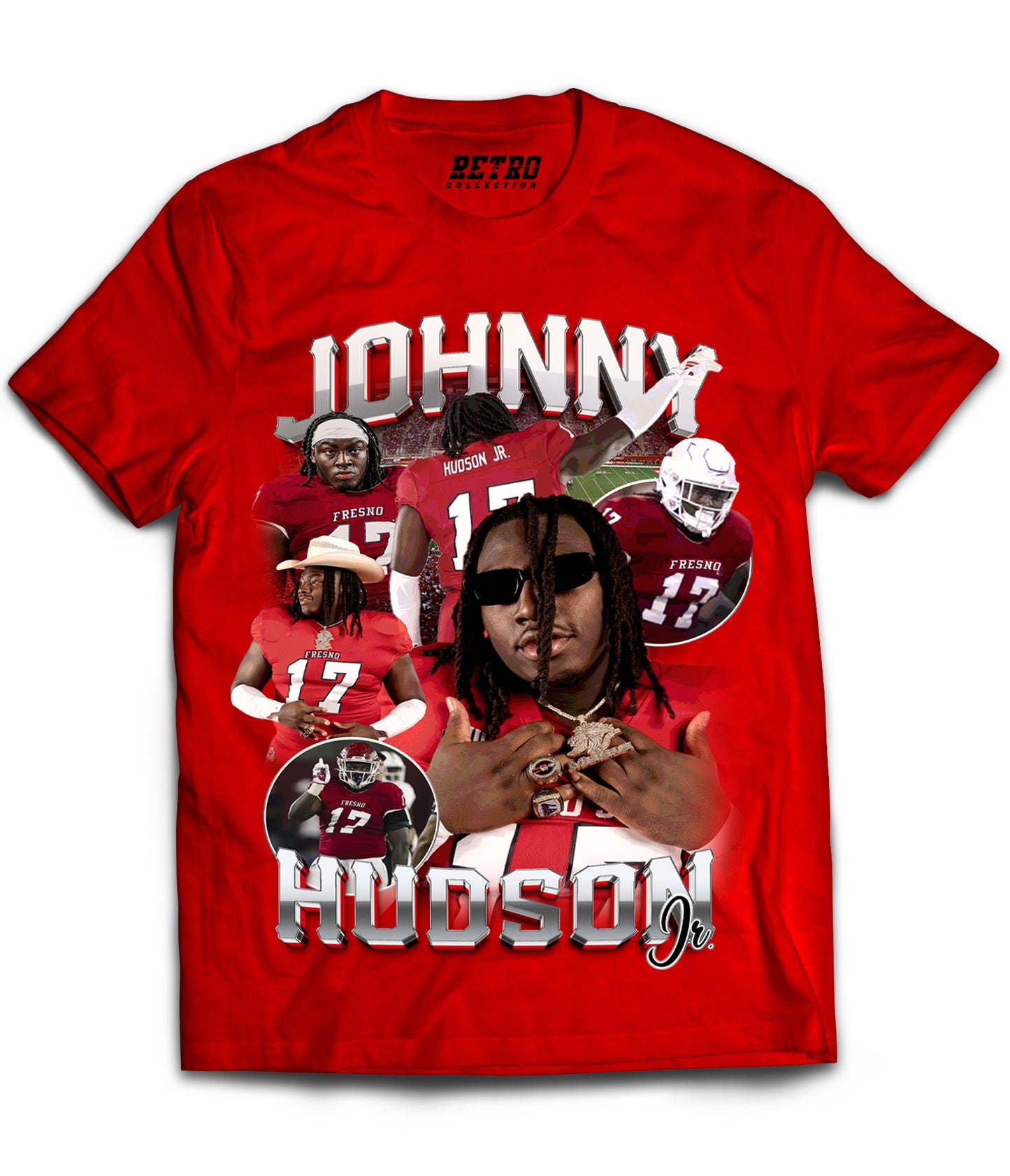 Johnny Hudson Jr. Tribute Shirt *LIMITED EDITION* (Black, Red, White)