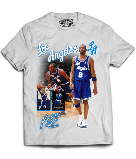 Los Angeles Lakers Blue Tribute Shirt (White)