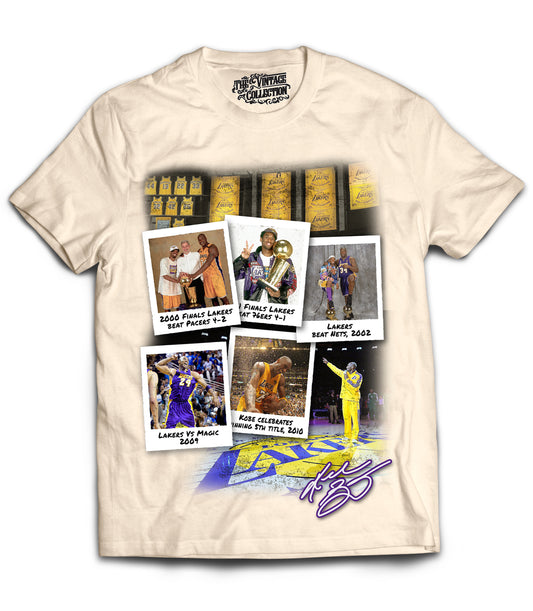 Mamba Tribute Vintage Shirt: Front/Back (Cream)