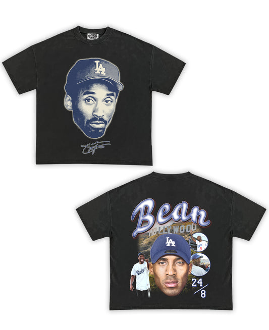 Kobe "Bean" Tribute Vintage Shirt: Front/Back (Vintage Black)