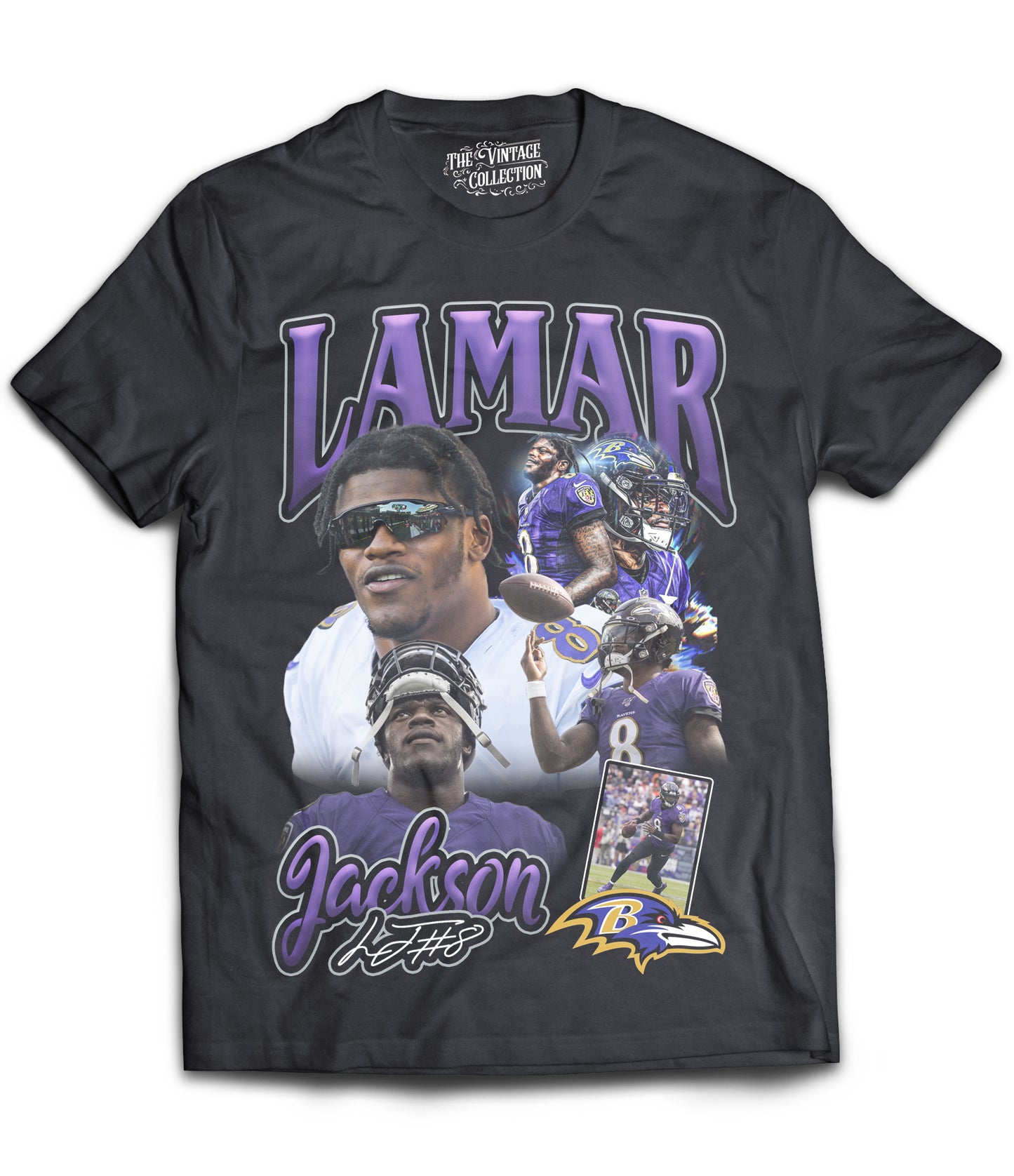 Lamar Jackson Tribute Shirt (Black)