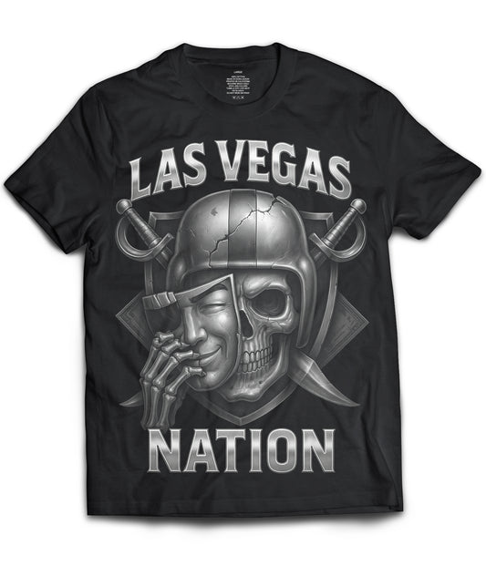 Raiders Skull Shield Vintage Shirt (Black) *Adult & Youth*