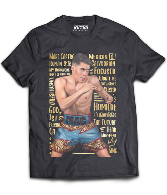 Marc Castro "Gold" Tribute Shirt *LIMITED EDITION* (Black, Gray, Red, White)