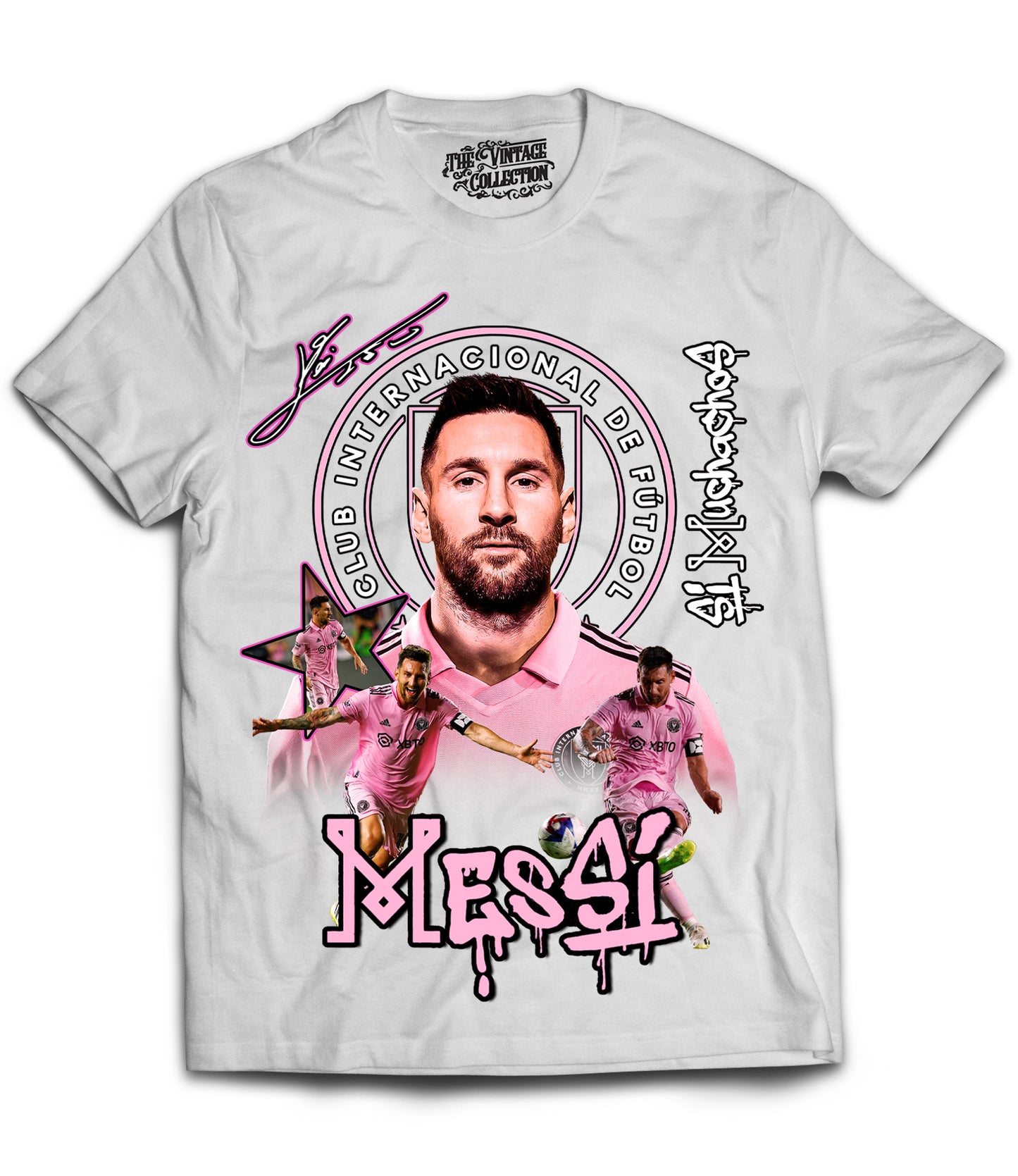 Messi Vintage "Miami" Shirt (White)