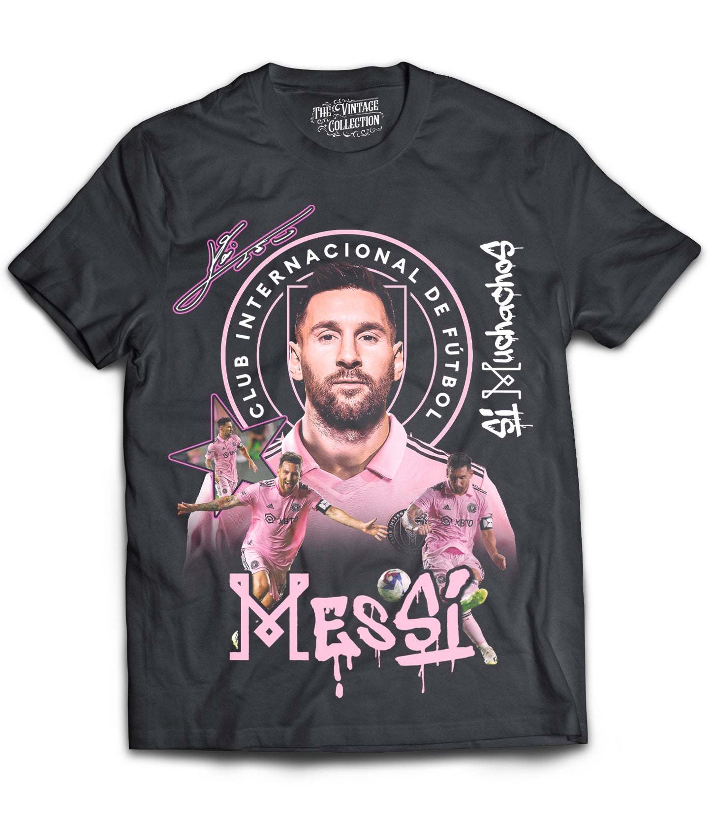 Messi Vintage "Miami" Shirt (Black)