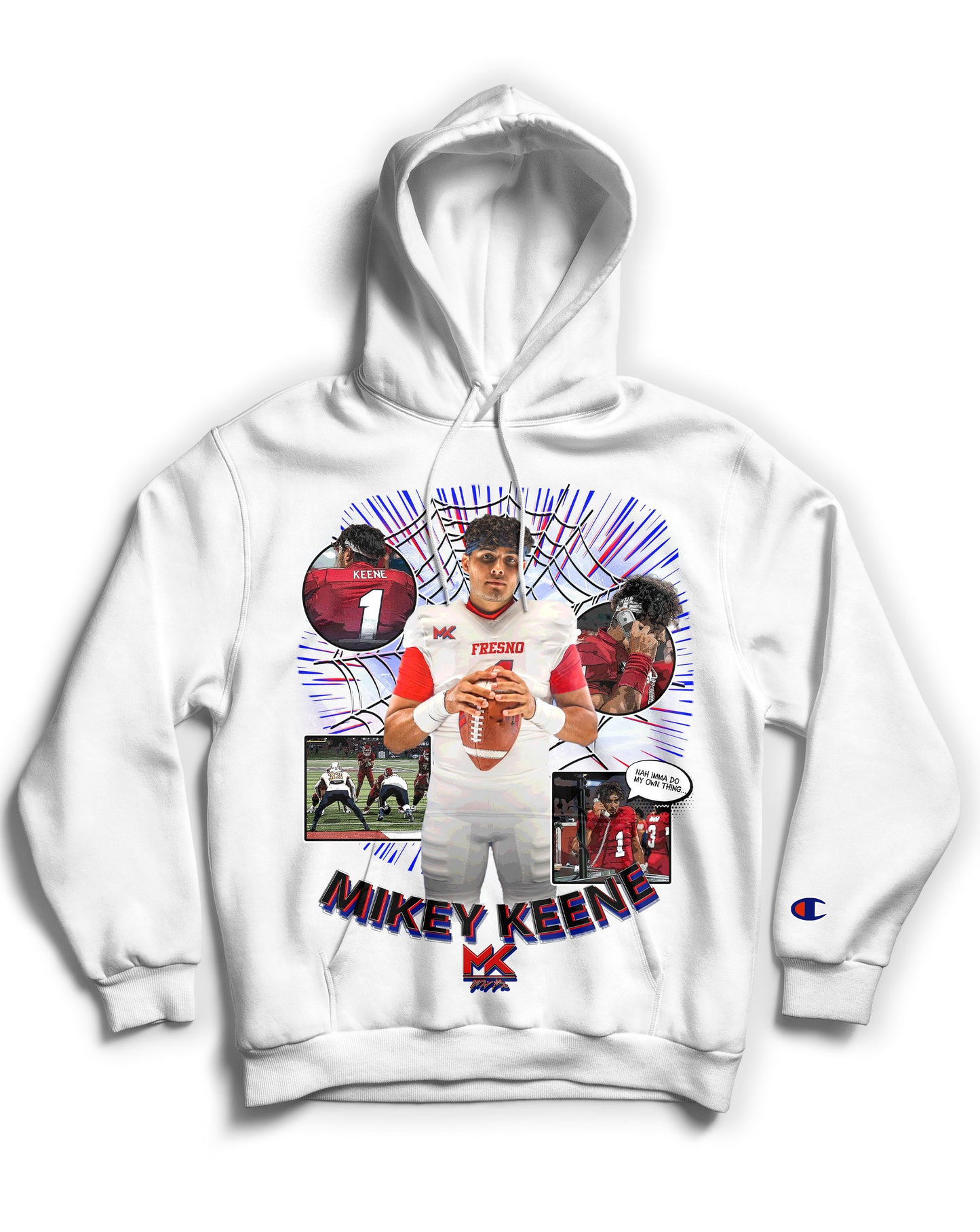 Mikey Keene “Mikey-Verse” Tribute Hoodie *LIMITED EDITION* (Black & White)