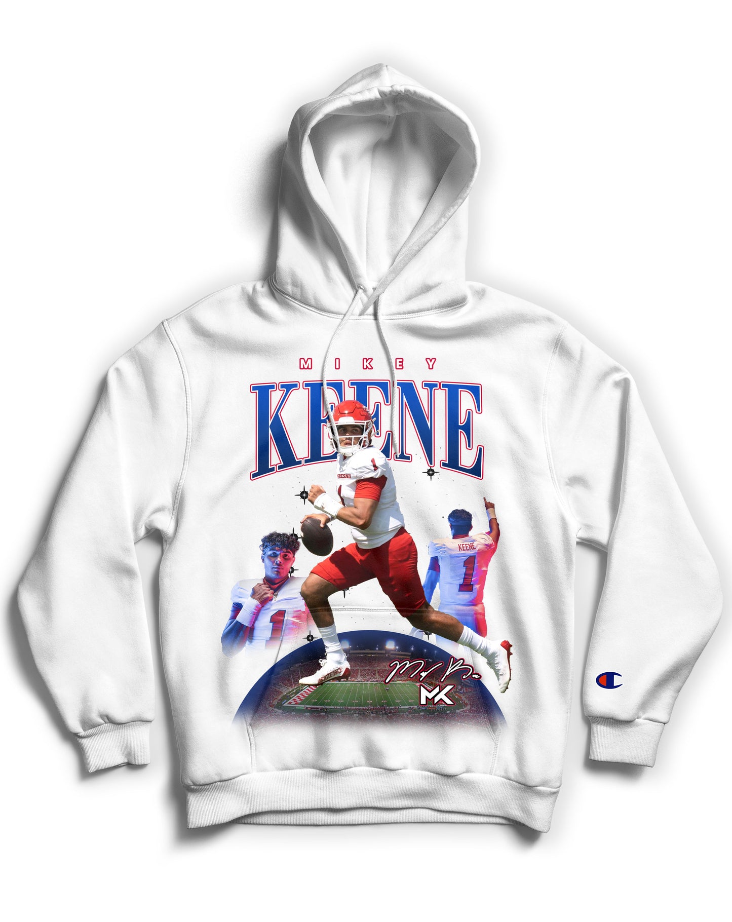 Mikey Keene "Universe" Tribute Hoodie *LIMITED EDITION* (Black & White)
