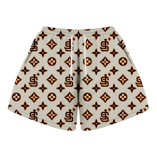 SF Mesh Shorts (Cream)