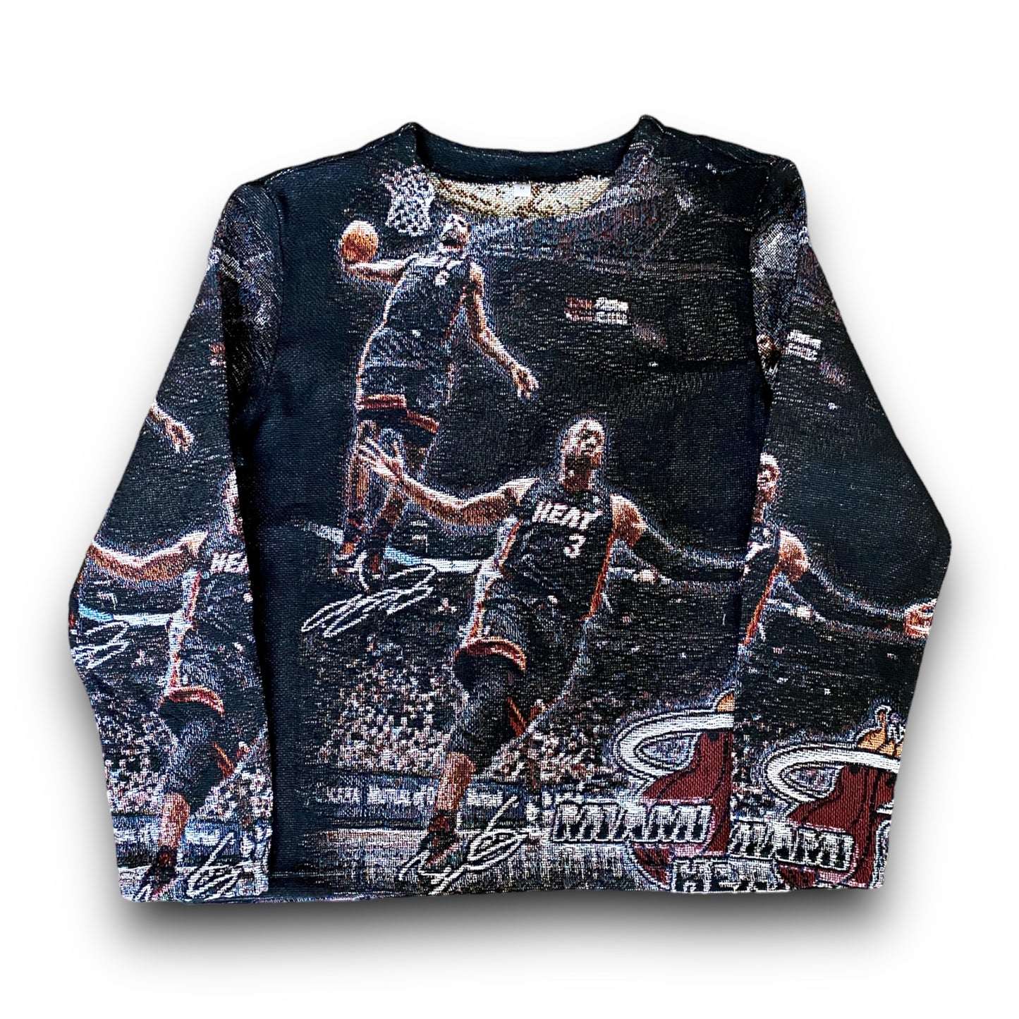 Lebron/Wade Tribute Dunk Knitted Pullover Sweater *LIMITED EDITION*