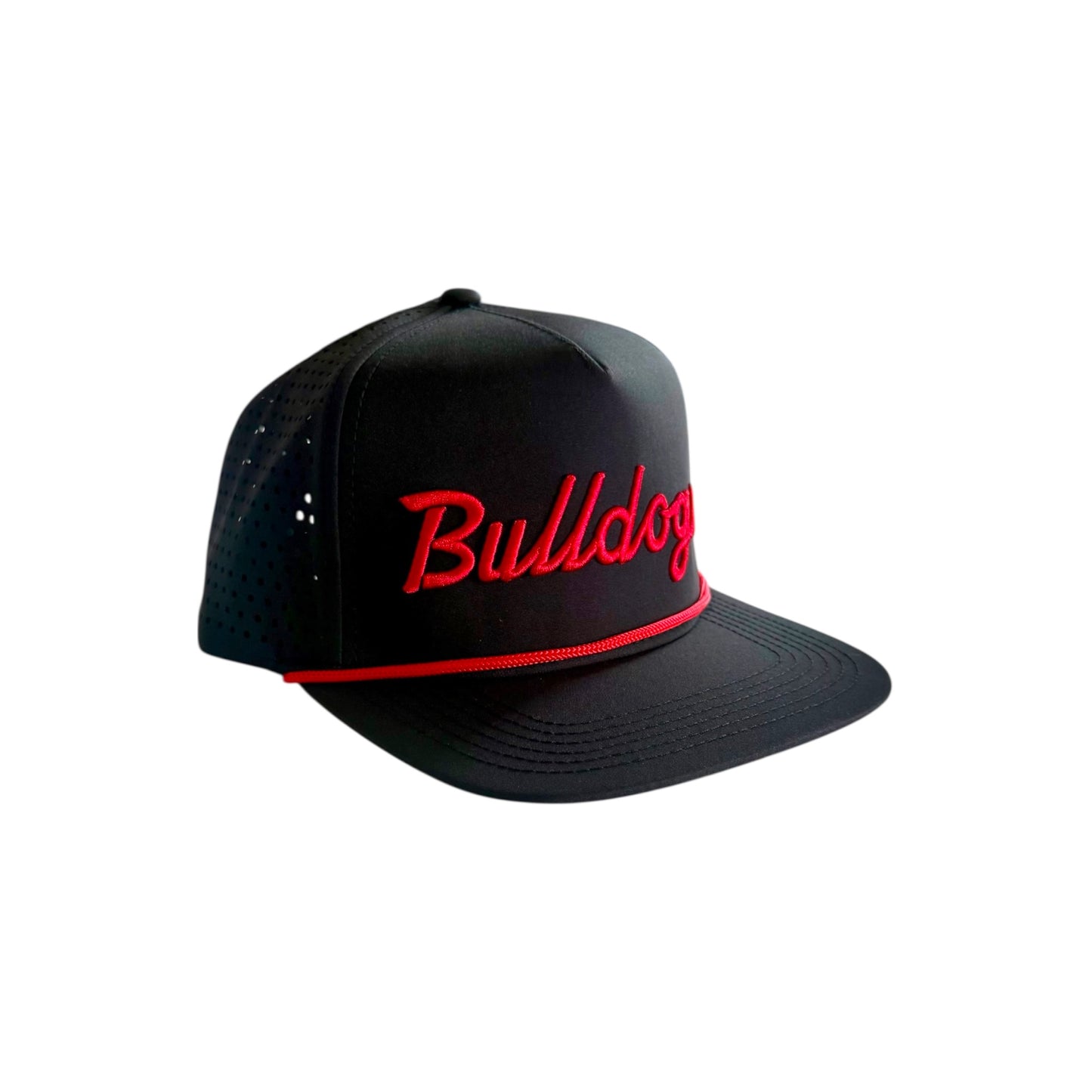 Fresno State Bulldogs "Hybrid" Script Snapback Hat (Black)