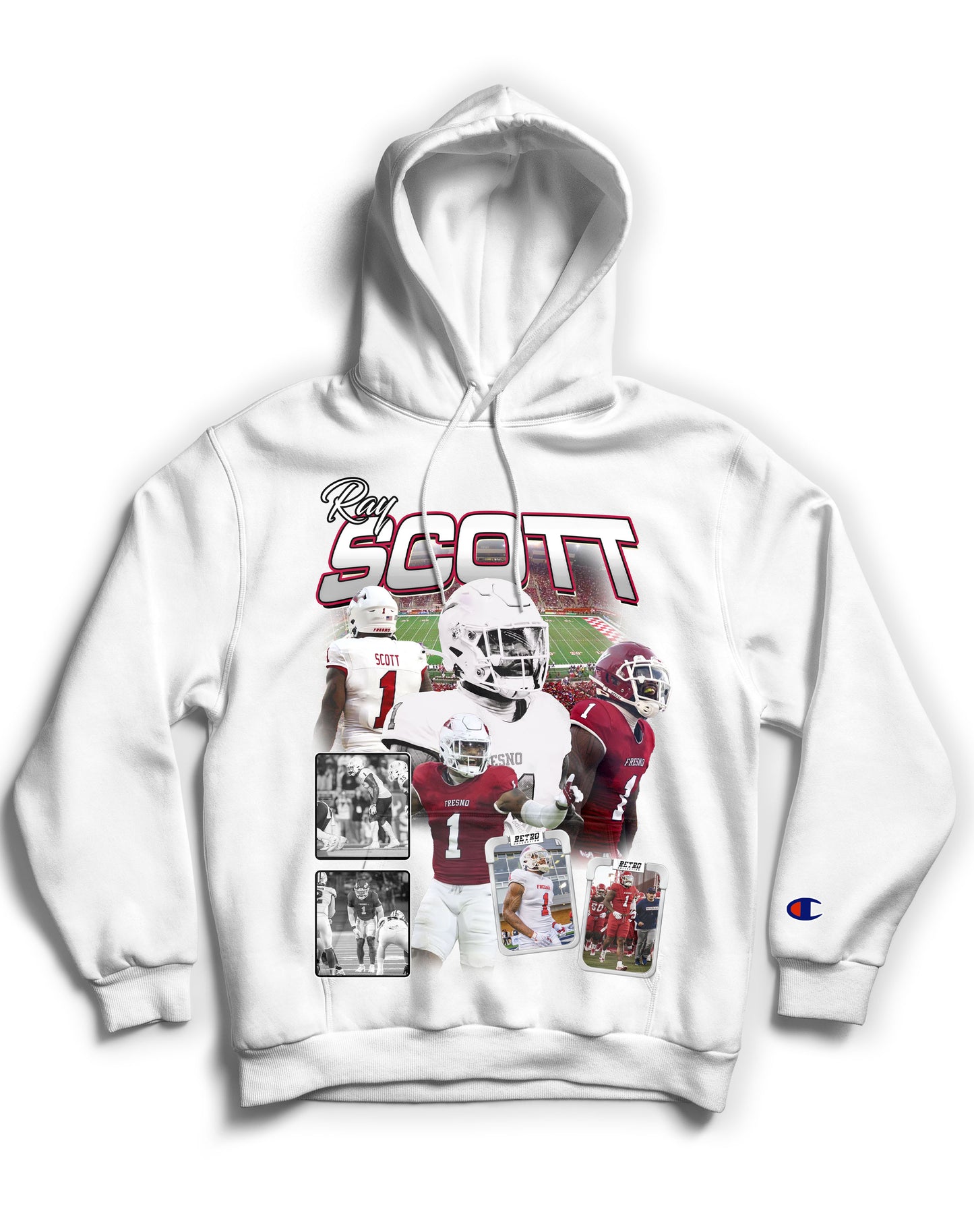 Ray "1" Scott Tribute Hoodie *LIMITED EDITION* (Black & White)