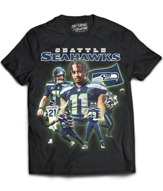 Seattle Seahawks Tribute Shirt (Black)