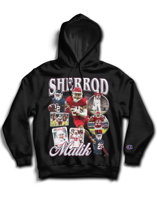 Malik “Leek” Sherrod Tribute Hoodie *LIMITED EDITION* (Black & White)