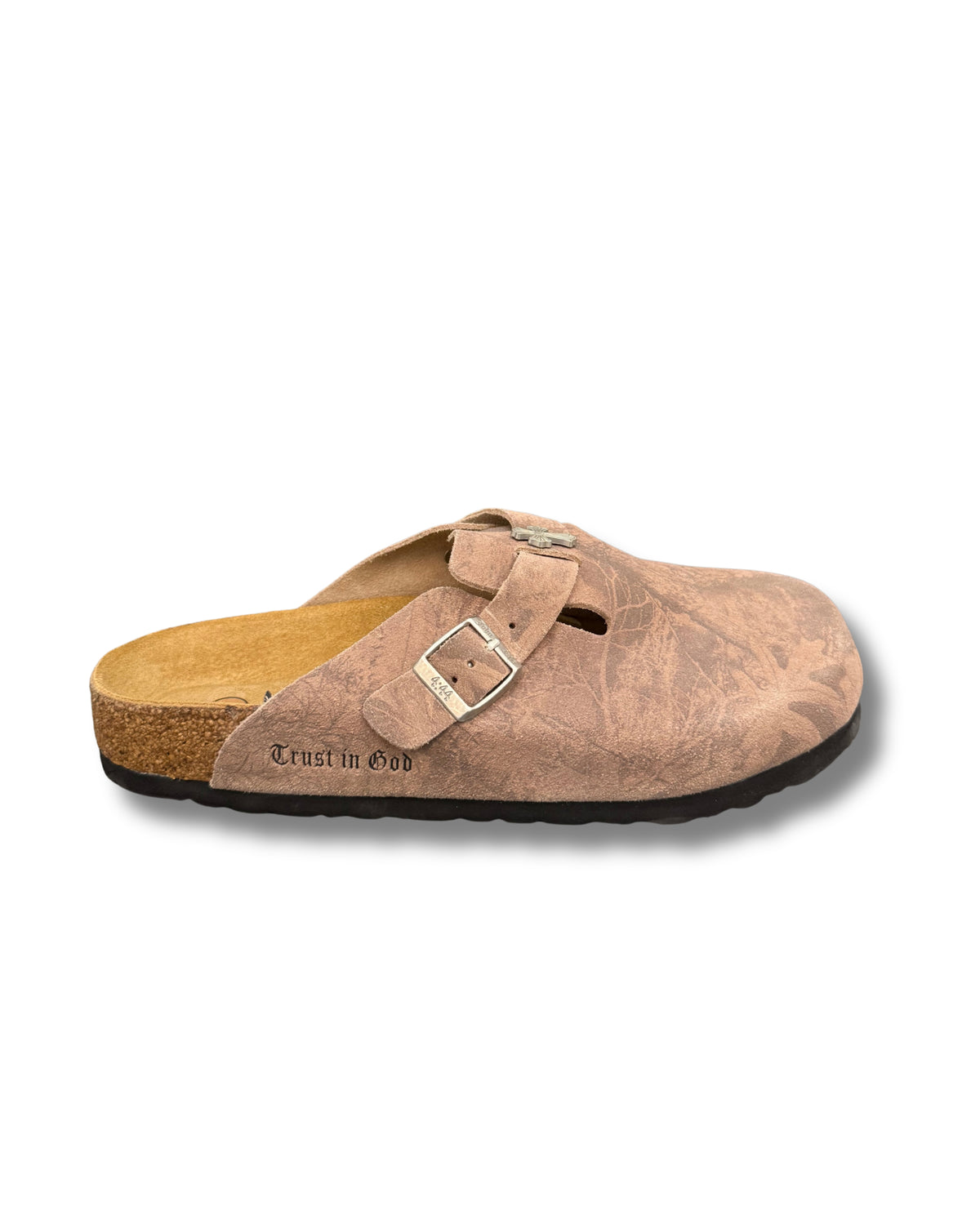 Beige Camo Clogs