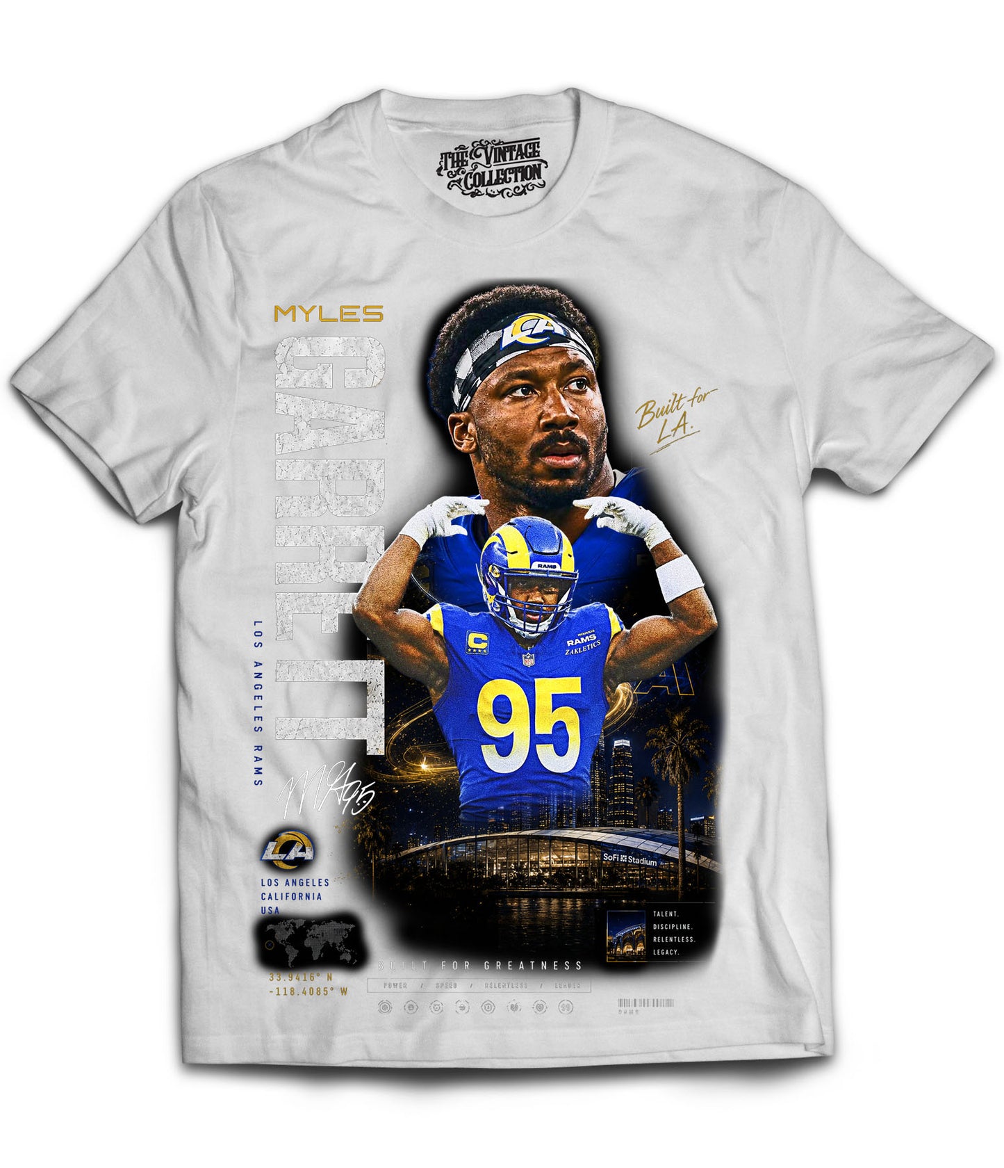 Myles Garrett Vintage Shirt (White)