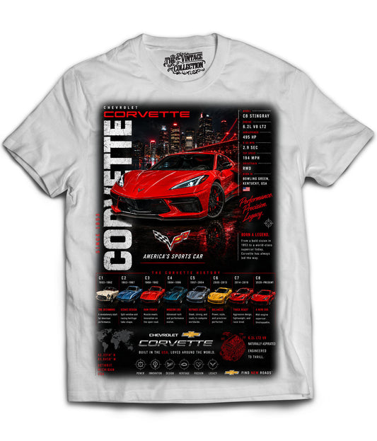 Corvette Vintage Shirt (White)