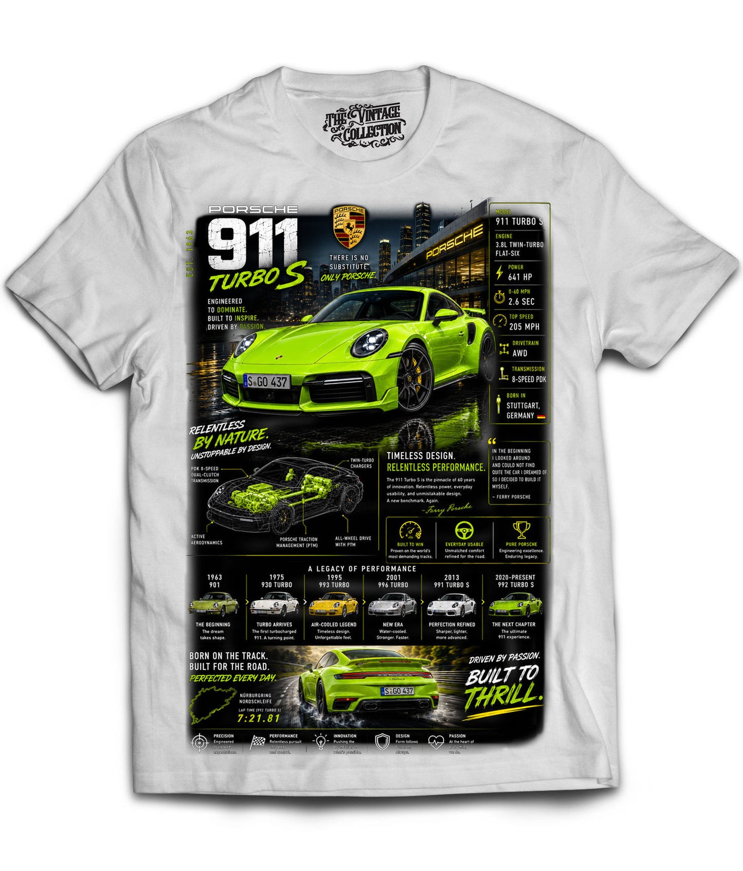 Porsche Vintage Shirt (White)