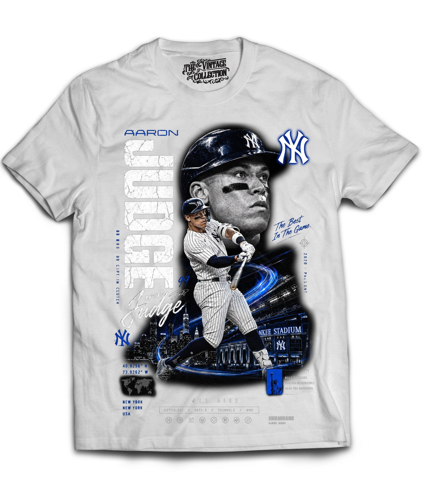 Aaron Judge Vintage Shirt (White)