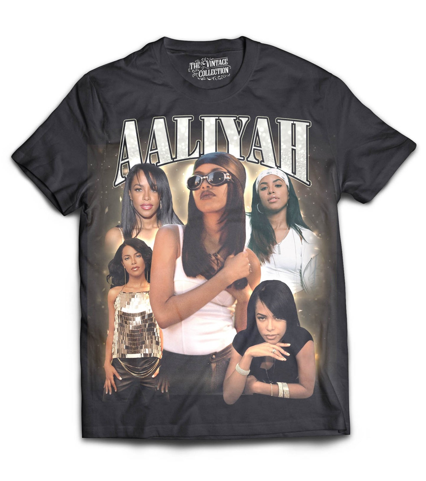 Aaliyah Tribute Shirt #2 (Black)