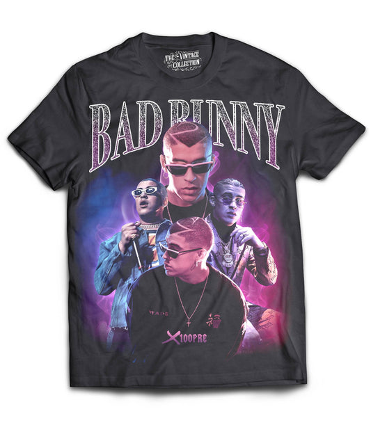 Bad Bunny Tribute Shirt #2 (Black)