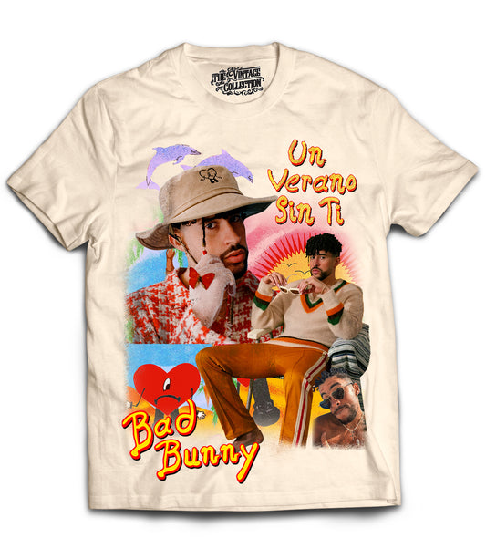 Bad Bunny Tribute Shirt #3 (Cream)