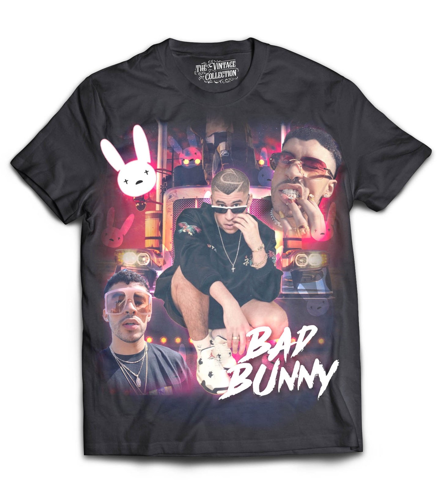 Bad Bunny Tribute Shirt (Black)