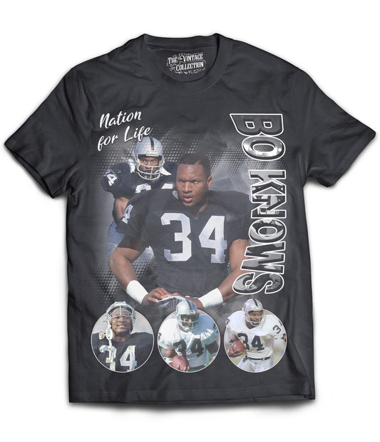 Bo Jackson Tribute Shirt (Black)