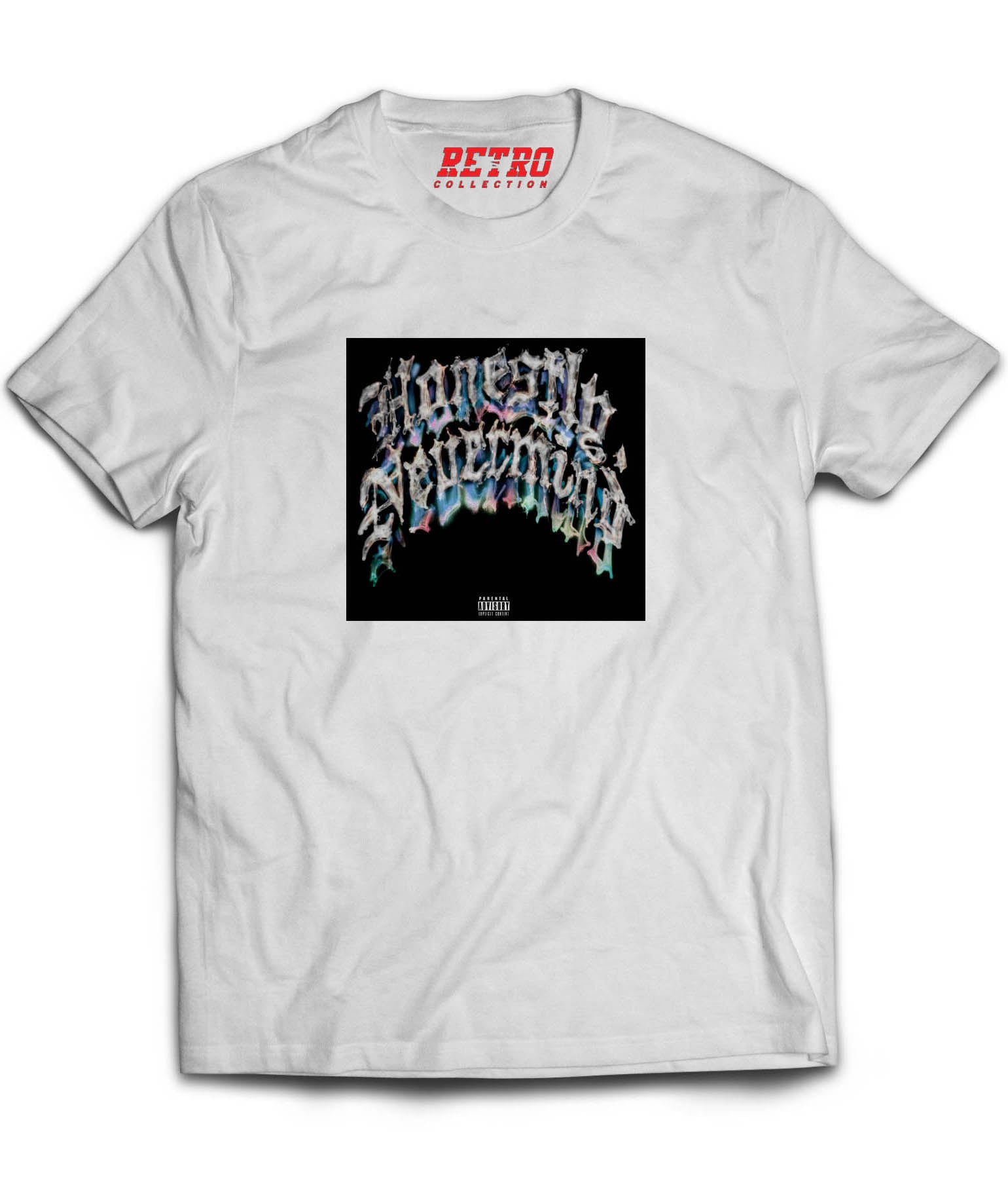 Honestly, Nevermind Album Cover Shirt (White) – The Retro Collection