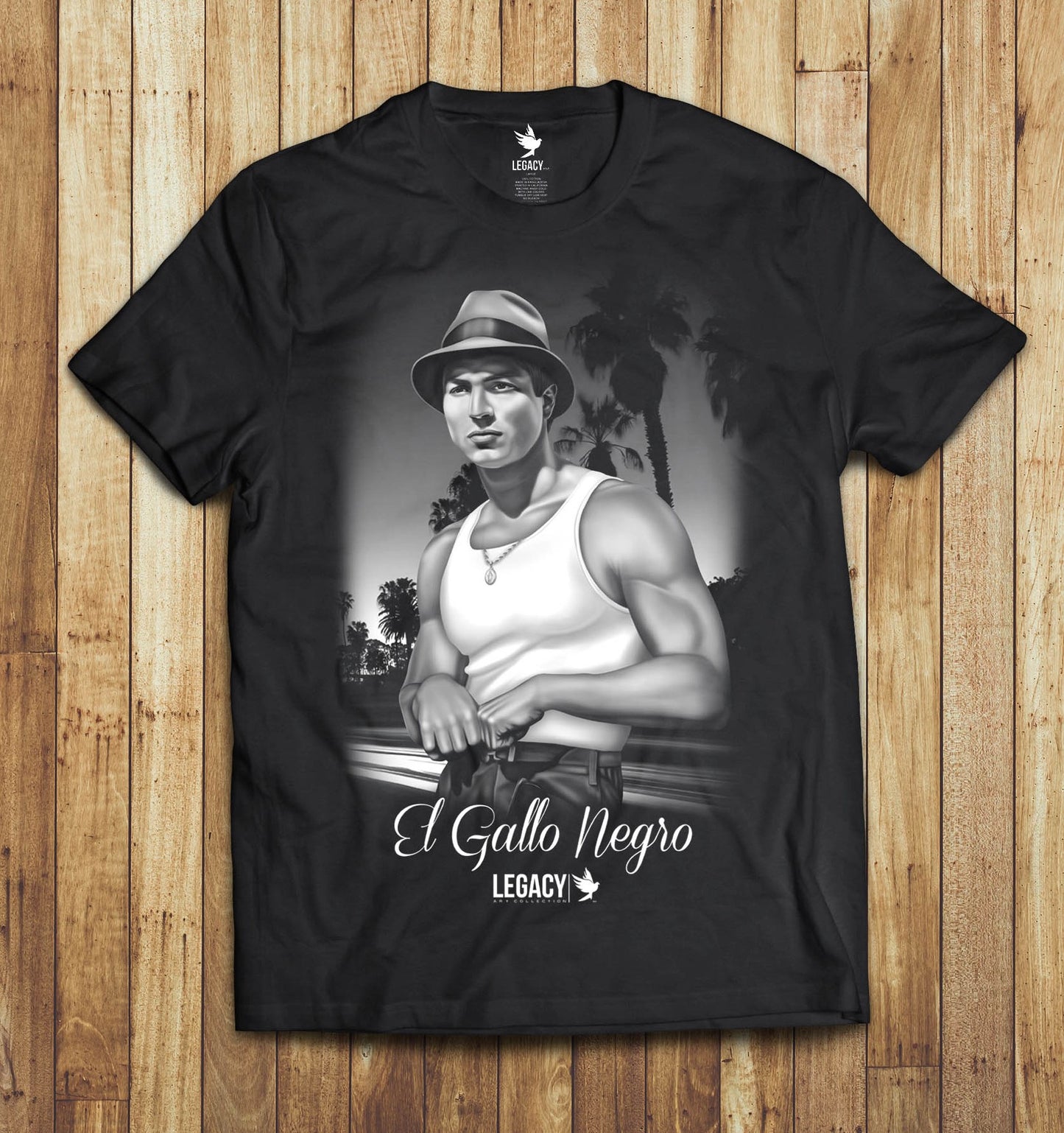 El Gallo Negro *Throw Back Edition* Shirt (Black)