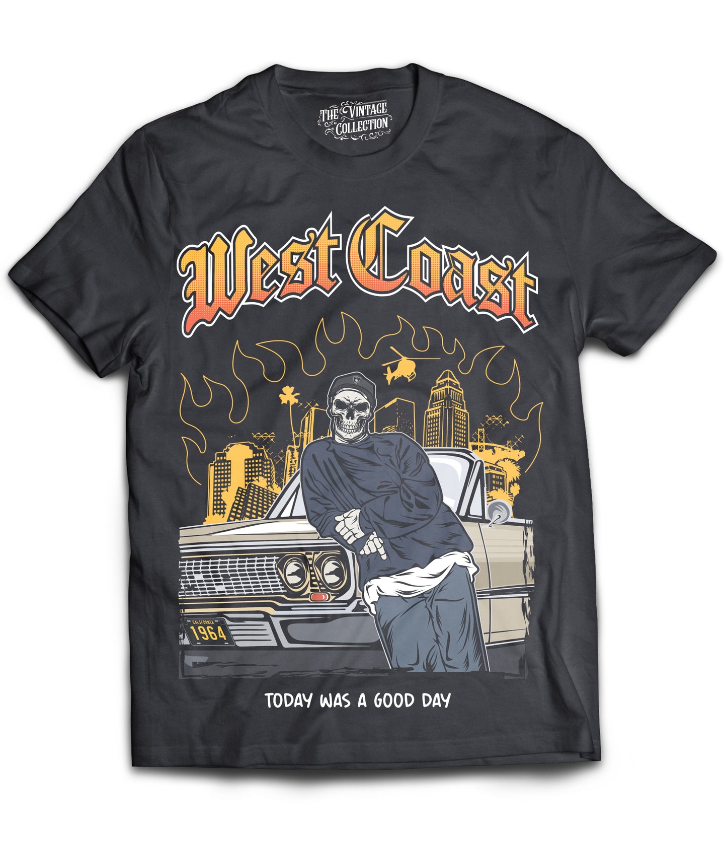 Ice Cube "West Coast" Shirt *Skeleton Edition* (Black)