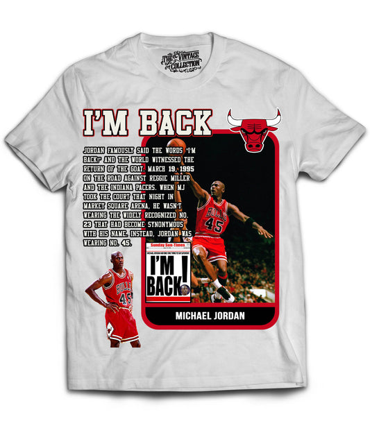 I'm Back Card Shirt (White)