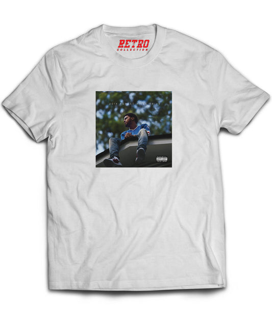 2014 Forest Hills Drive Album Cover Shirt (White)