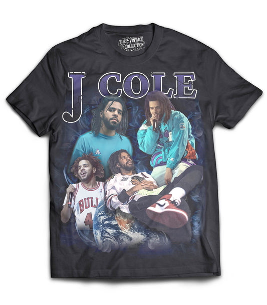 J Cole Tribute Shirt #2 (Black)