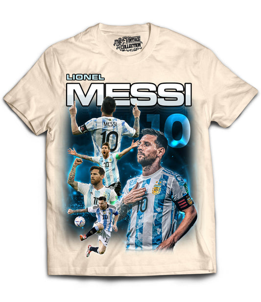 Messi Tribute Shirt (Cream)