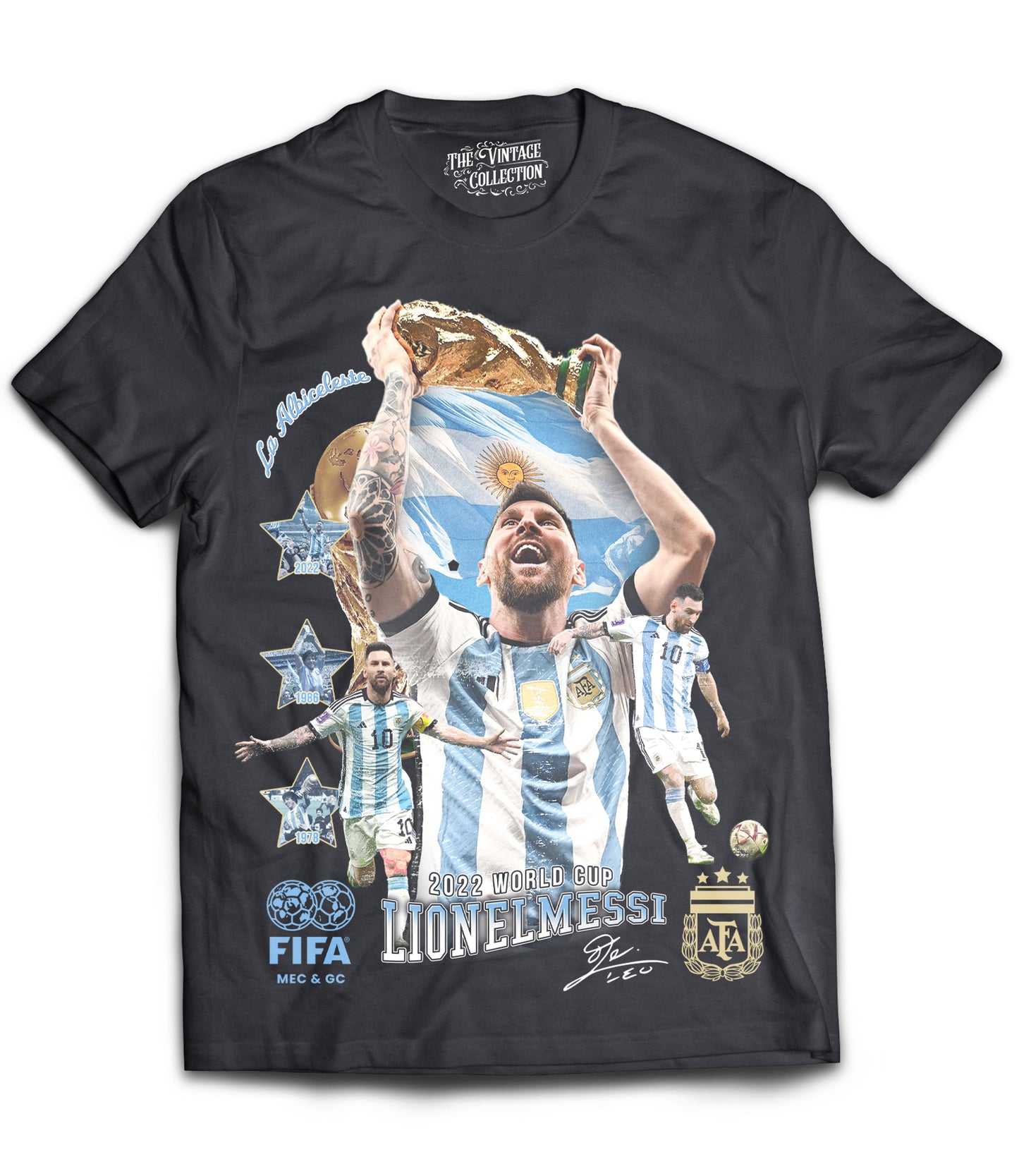 Messi World Cup Shirt (Black)