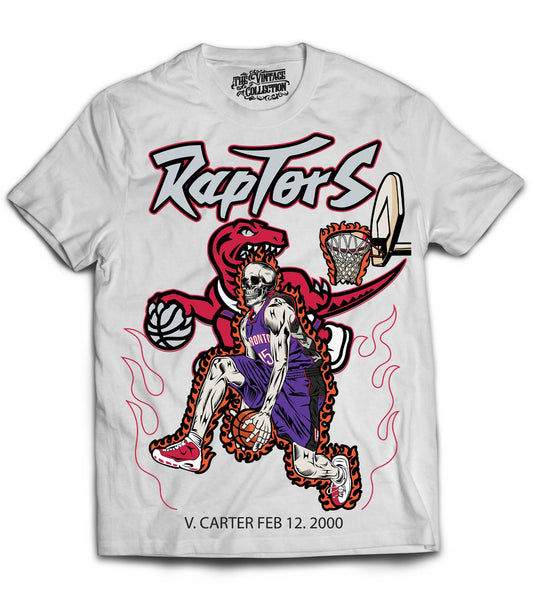 Raptors Dunk Shirt *Skeleton Edition* (White)