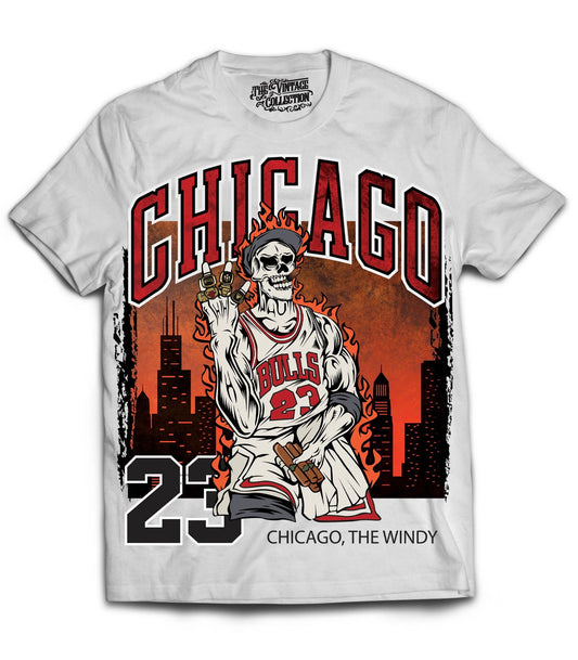 Chicago Rings Shirt *Skeleton Edition* (White)