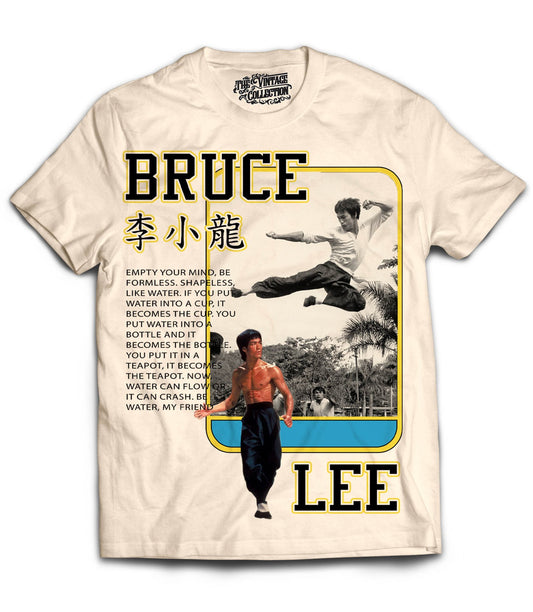 Bruce Lee Card Shirt (Cream)