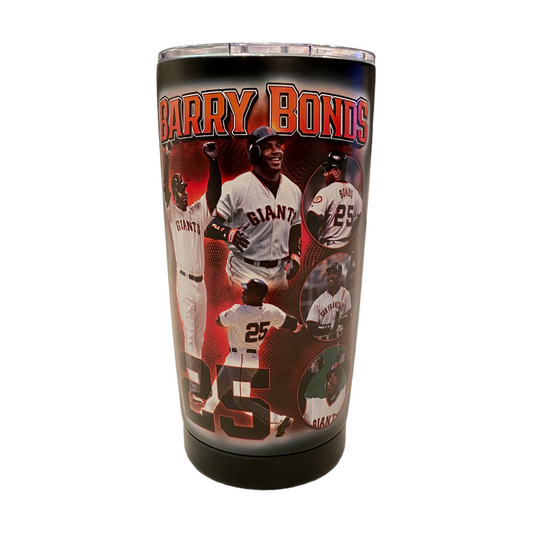 Barry Bonds Tribute Stainless Steel Travel Mug 20oz