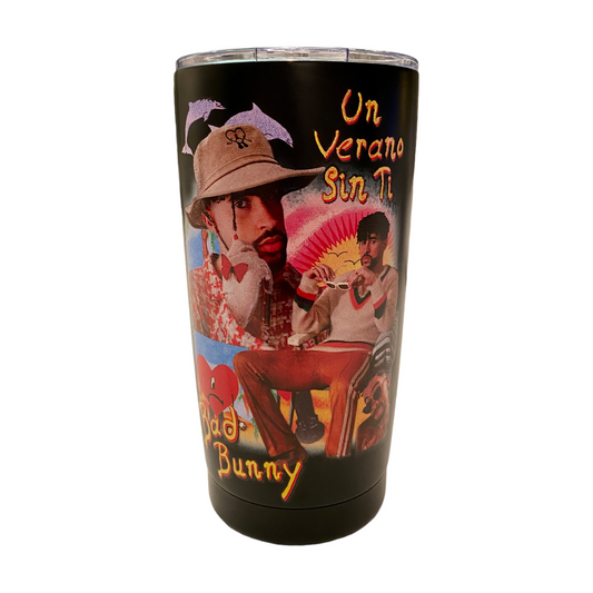 Bad Bunny Tribute Stainless Steel Travel Mug 20oz