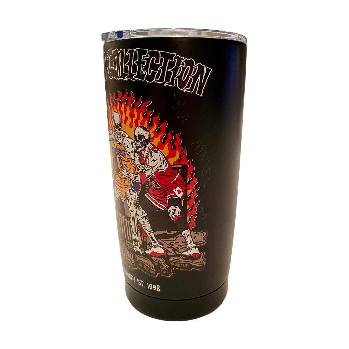 GOAT Tribute & GOAT vs MAMBA *Skeleton Edition* Stainless Steel Travel Mug 20oz