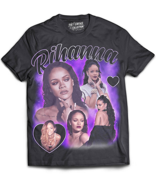 Rihanna Tribute Shirt (Black)