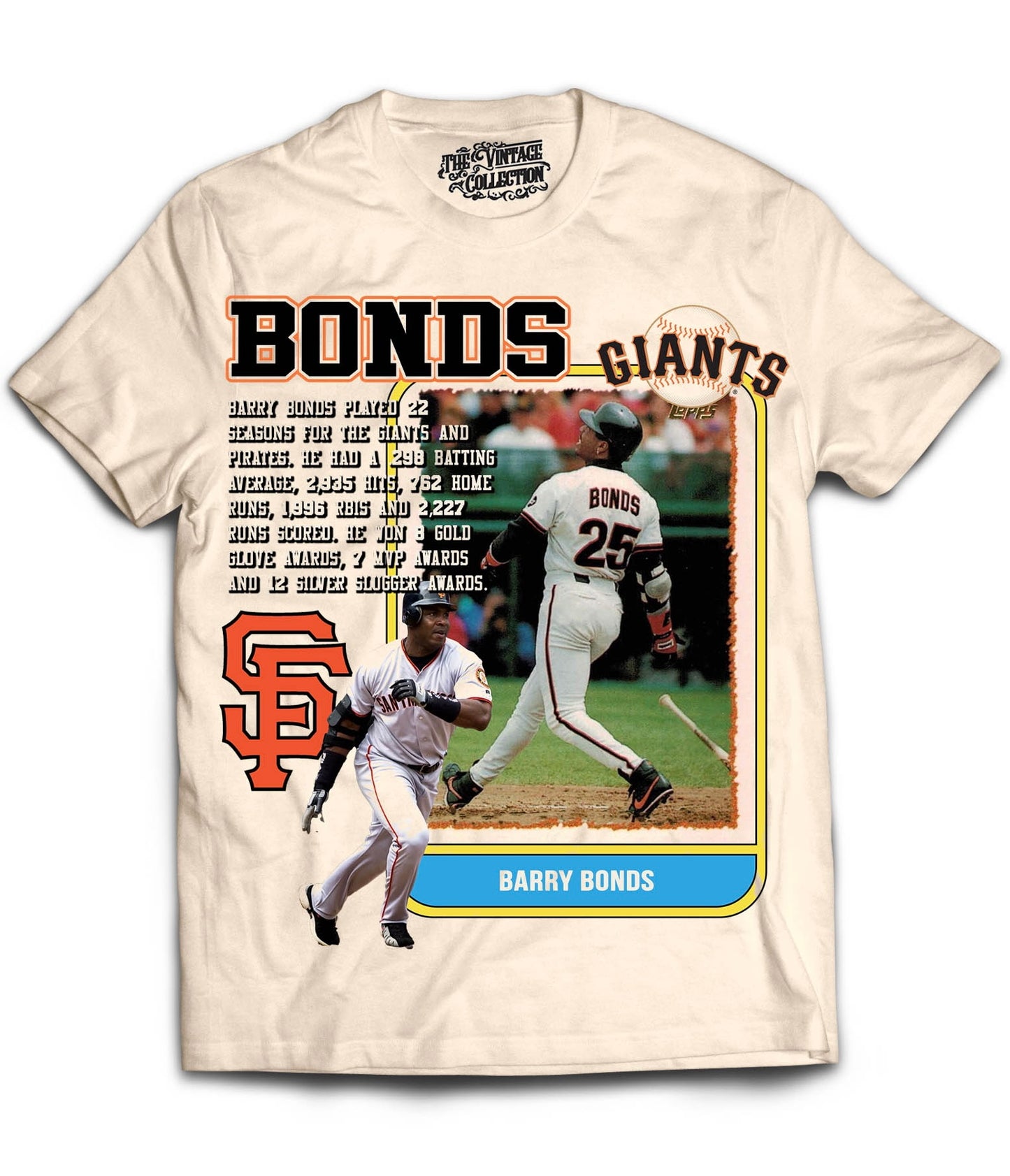 Bonds Rookie Card Shirt (Cream)