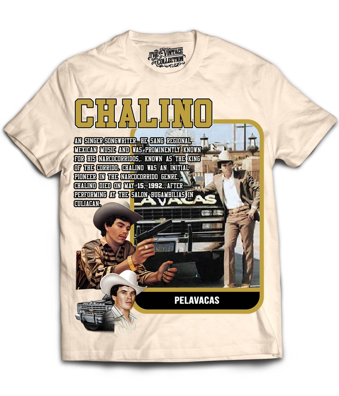 Chalino Card T-Shirt (Cream)
