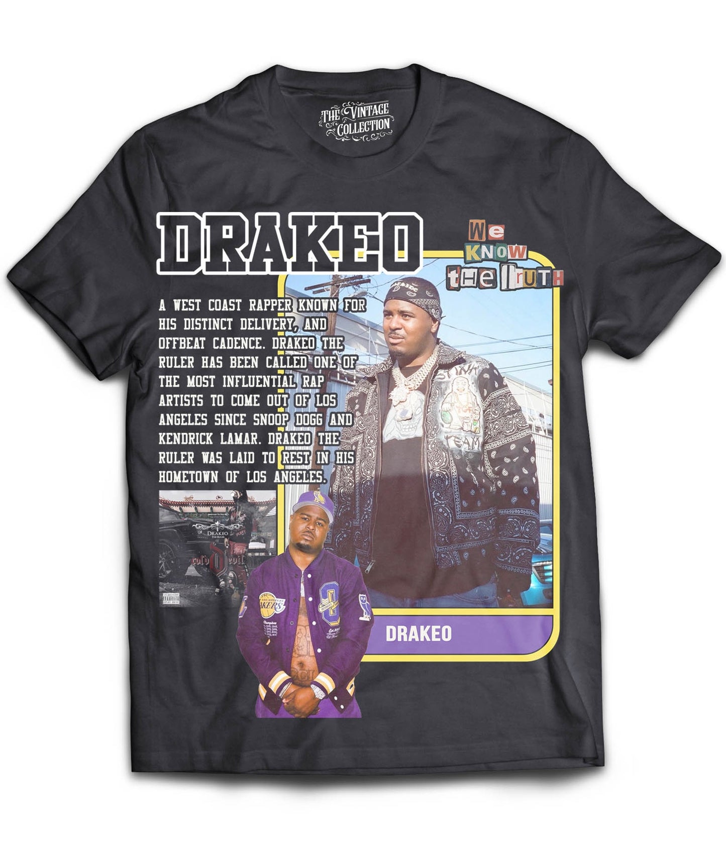 Drakeo Card Shirt (Black)