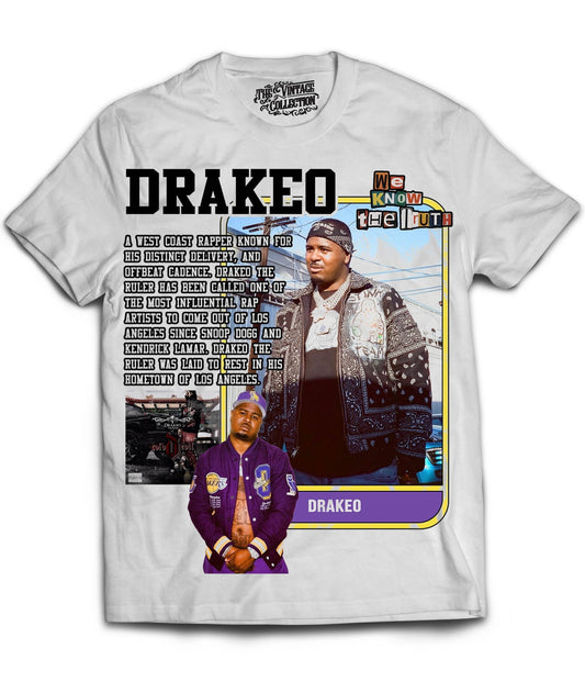 Drakeo Card Shirt (White)