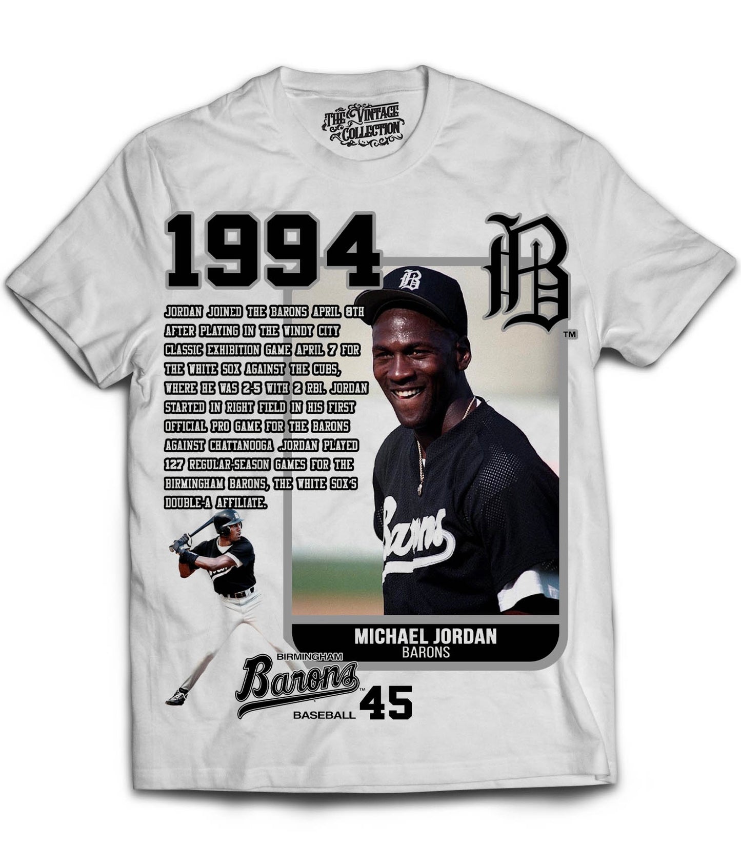 1994 Barons Card Shirt (White)